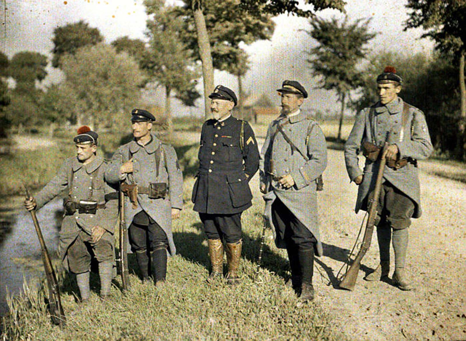 Бельгийские солдаты 1914